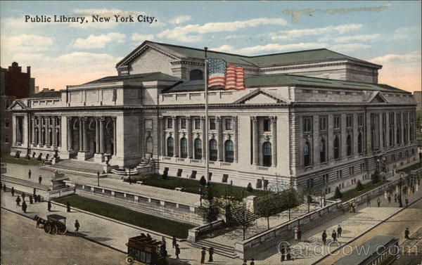 View of Public Library New York
