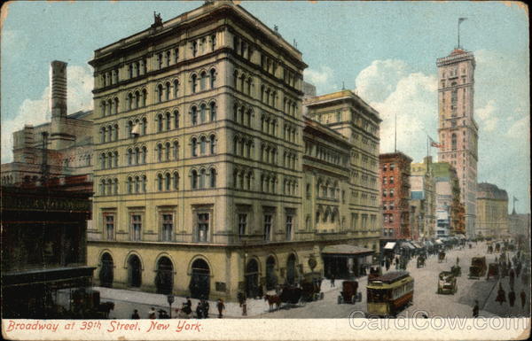 Broadway at 39th Street New York