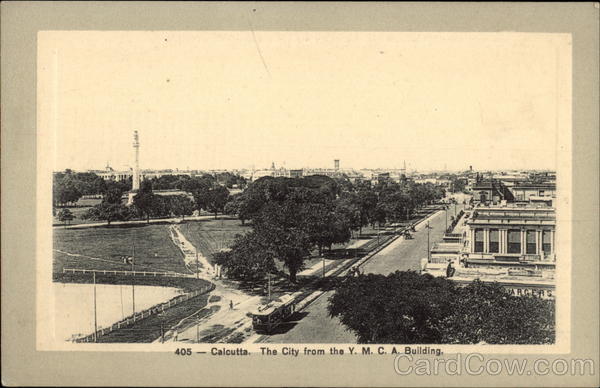 The City from the Y.M.C.A. Building Calcutta India