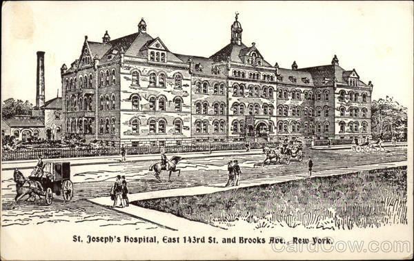 St. Joseph's Hospital at East 143rd St. and Brooks Ave New York