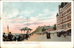 Dufferin Terrace, Promenade at Citadel Postcard