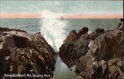 Spouting Rock Kennebunkport, ME Postcard Postcard
