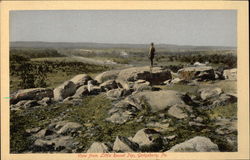 View From Little Round Top Gettysburg, PA Postcard Postcard
