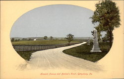 Howard Avenue and Barlow's Knoll Gettysburg, PA Postcard Postcard