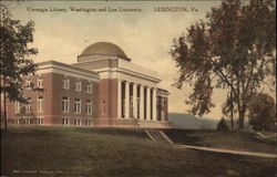 Carnegie Library at Washington and Lee University Lexington, VA Postcard Postcard