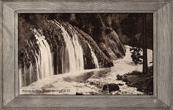 Mossbrae Falls Shasta Springs, CA Postcard Postcard