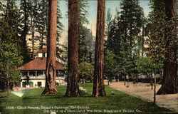 Club House Shasta Springs, CA Postcard Postcard