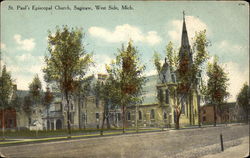 St. Paul's Episcopal Church Saginaw, MI Postcard Postcard