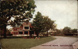 Orphans Home Davenport, IA Postcard Postcard