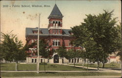 Public School Windom, MN Postcard Postcard