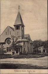 Presbyterian Church Wapello, IA Postcard Postcard