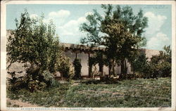 An Adobe Residence, Old Town Albuquerque, NM Postcard Postcard