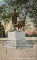 Lincoln Monument, Lincoln Park Postcard
