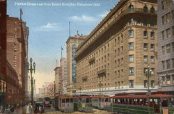 Market Street East From Palace Hotel Postcard