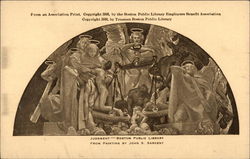 Judgment - Boston Public Library Postcard
