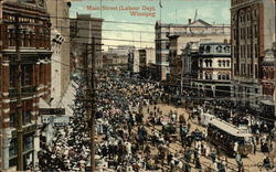 Main Street (Labour Day) Postcard