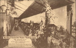 West View, El Camino Real Mission, Playhouse Garden Postcard