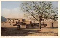 Pueblo of San Filipe New Mexico Postcard Postcard