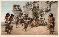 Hopi Snake Dance Arizona Native Americana Postcard Postcard