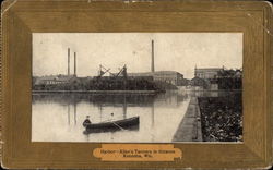 Harbor with Allen's Tannery Kenosha, WI Postcard Postcard