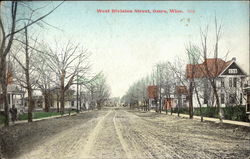 West Division Street Omro, WI Postcard Postcard