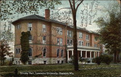 Ornsby Hall, Lawrence University Postcard