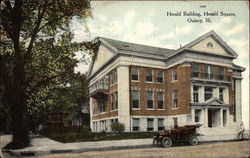 Herald Building, Herald Square Quincy, IL Postcard Postcard
