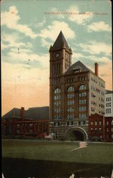 Illinois Central Depot Chicago, IL Postcard Postcard