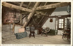 The Attic to "the House of the Seven Gables," Postcard