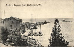 Mouth of Saugeen River Postcard