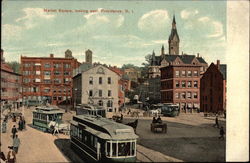 Market Square, looking east Postcard