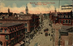 Main St., North from Frazer House Postcard