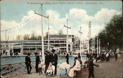 Wonderland Looking from Chutes toward Tower Postcard