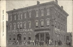 Hotel Altman Masontown, PA Postcard Postcard