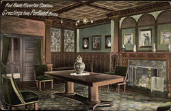 Riverton Casino - Red Room Postcard