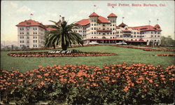 Hotel Potter Santa Barbara, CA Postcard Postcard
