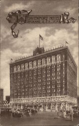 Davenport Hotel Spokane, WA Postcard 