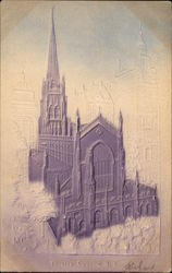 Trinity Church New York, NY Postcard Postcard