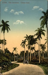Una Carretera. Cuban Road Postcard