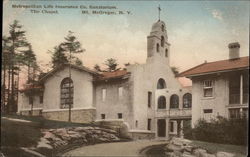 Metropolitan Life Insurance Co. Sanatorium - The Chapel, Mt. McGregor Postcard
