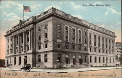 Post Office Lincoln, NE Postcard 