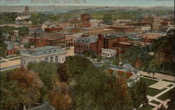 Bird's Eye View of City Postcard