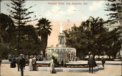 Central Park Los Angeles, CA Postcard Postcard