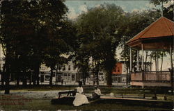 Band Stand in Central Park Kahoka, MO Postcard Postcard