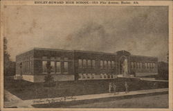 Ensley-Howard High School Alabama Postcard Postcard