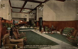 Lobby of the New Southern Hotel Postcard