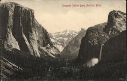 Yosemite Valley from Artist's Point Postcard