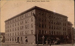 Allison Hotel Cedar Rapids, IA Postcard Postcard