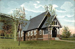 St. Lukes Episcopal Church Hot Springs, VA Postcard Postcard