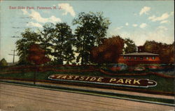 East Side Park Paterson, NJ Postcard Postcard